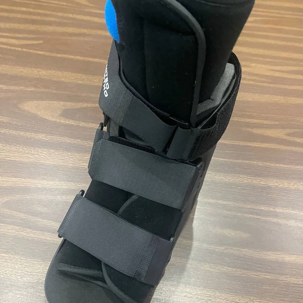 Men’s Black Medical Walking Boot